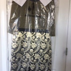 J. Peterman Brocade Dress Size 16